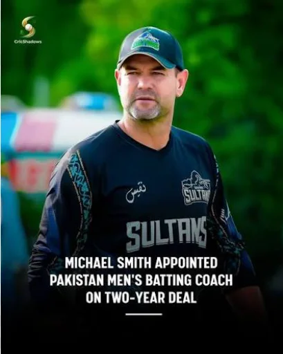Pakistan Appoint Michael Smith as Men’s National Team Batting Coach on Two-Year Deal