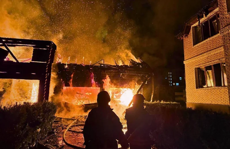 Three-Year-Old Boy and Grandparents Killed as Drone Barrage Tears Through Family Home Near Kyiv