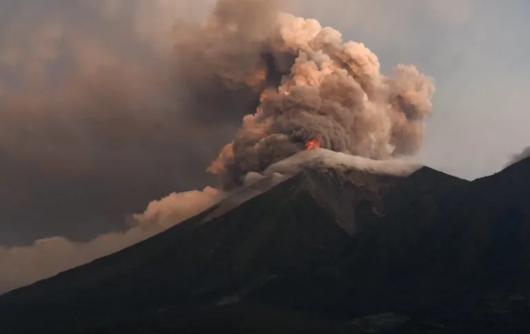 Guatemala’s Fuego Volcano Erupts as 1,700 People Flee and Dangerous Mudflows Threaten Communities