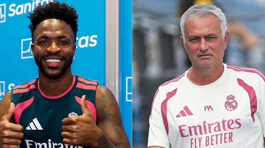 Vinícius Júnior Embraces José Mourinho’s Direction as Real Madrid Intensify Preseason Training