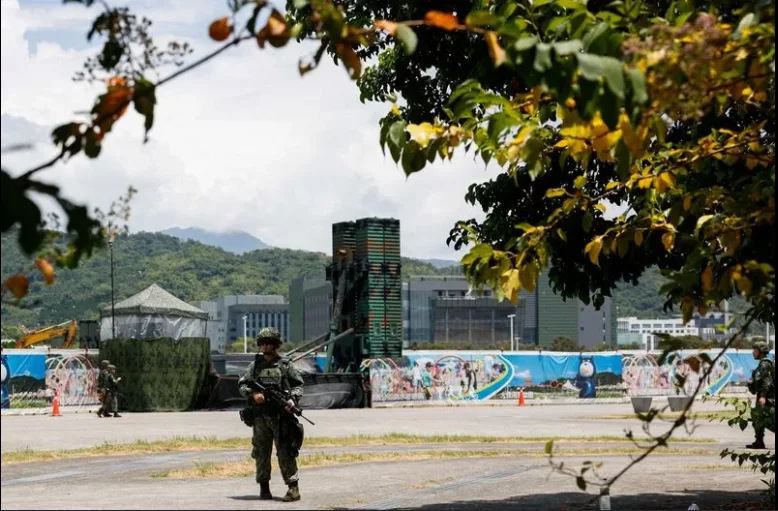 Taiwan President Moved in Armoured Carrier During Emergency Invasion Exercise