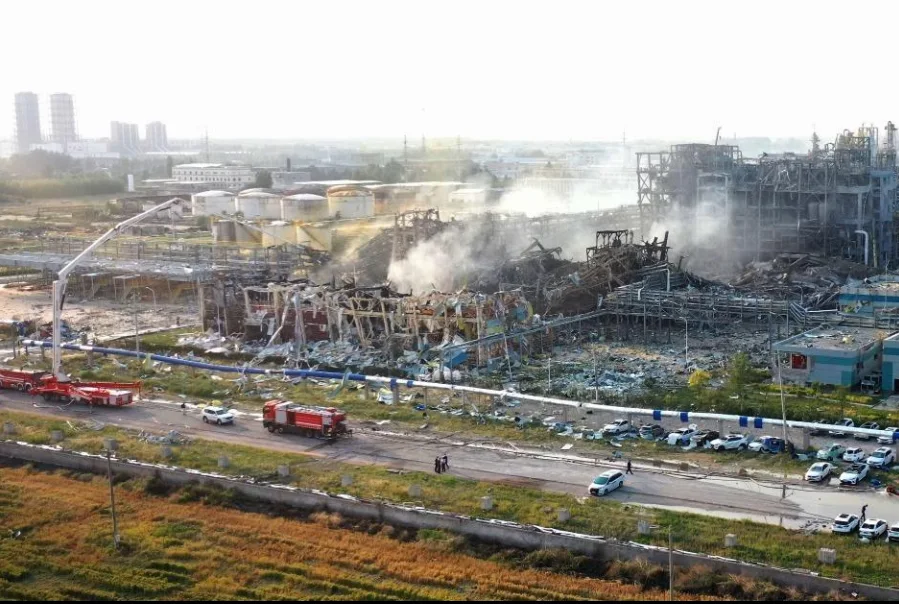 Deadly Explosion at Chemical Plant Leaves Dozens Dead and Missing in Eastern China
